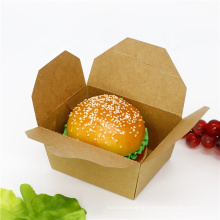 Food container take away manufacturer hot sale paper food box hamburger box